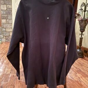 Men's Classic Black Crewneck Sweater